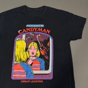 Candyman Shirt Urban Legends Horror Graphic Tee Black Size XL